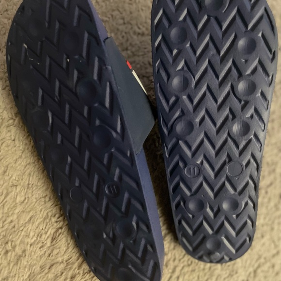 New without box Mens slides NASA brand red white blue size 9,10,11 sandals - Picture 3 of 5